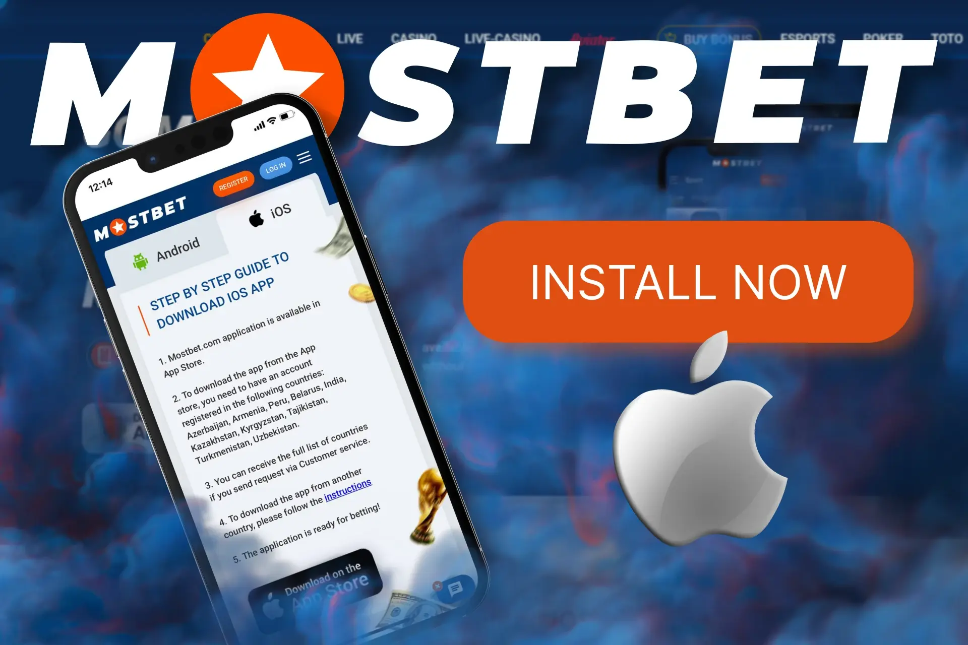 How to install the Mostbet app for iOS?