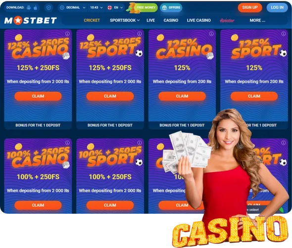 Casino Bonus registration