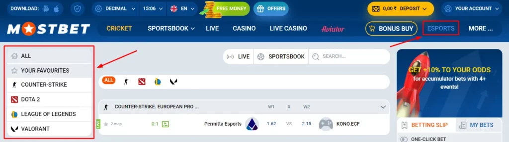 Cyber Sports Betting