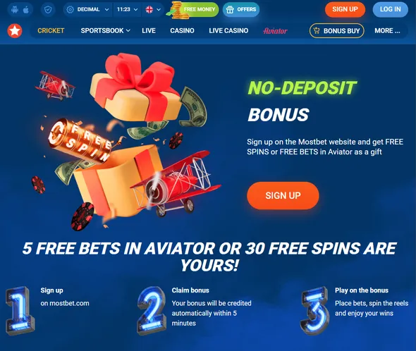 No deposit bonus registration